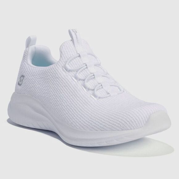 Open Box - S SPORT BY SKECHERS -  Women's Knit Mesh S White - Picture 1 of 4